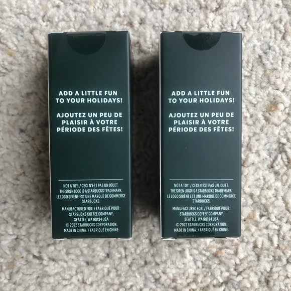 Brand New Starbucks Pink Gold Bling Key Chain Ornaments 2022 - Picture 2 of 2